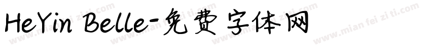 HeYin Belle字体转换